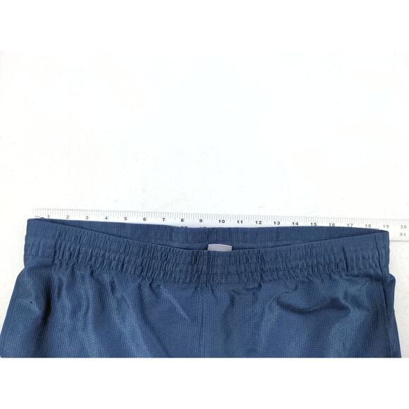 Mens Nike Athletic Shorts Size M Blue White Embroidered Swoosh Logo - Picture 10 of 11